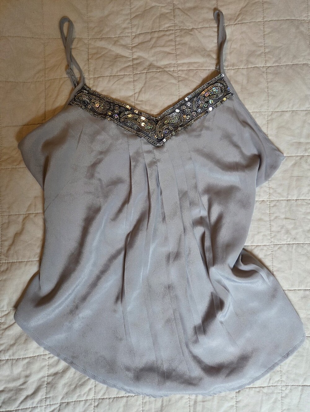 Decoded Y2k Size Small Sequin Tank Top